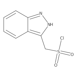 (1H-indazol-3-yl)methanesulfonyl chloride Structure