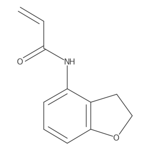 N-(2,3-Dihydro-1-benzofuran-4-yl)prop-2-enamide结构式