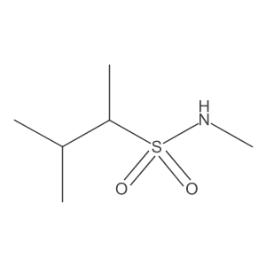 N,3-dimethylbutane-2-sulfonamide Structure