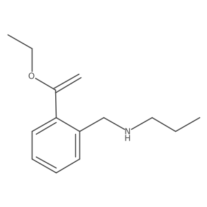 {[2-(1-Ethoxyethenyl)phenyl]methyl}(propyl)amine结构式