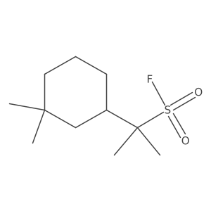 2-(3,3-Dimethylcyclohexyl)propane-2-sulfonyl fluoride Structure