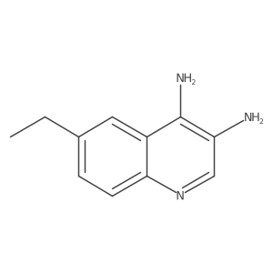 6-Ethylquinoline-3,4-diamine结构式