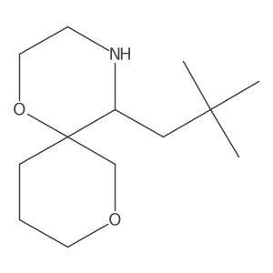 5-(2,2-Dimethylpropyl)-1,8-dioxa-4-azaspiro[5.5]undecane Structure