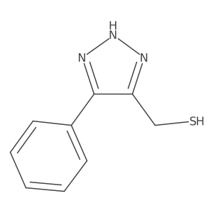 (4-phenyl-1H-1,2,3-triazol-5-yl)methanethiol结构式