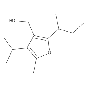 [2-(Butan-2-yl)-5-methyl-4-(propan-2-yl)furan-3-yl]methanol Structure