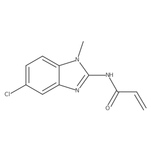 N-(5-Chloro-1-methylbenzimidazol-2-yl)prop-2-enamide结构式