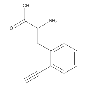 2-Amino-3-(2-ethynylphenyl)propanoic acid结构式