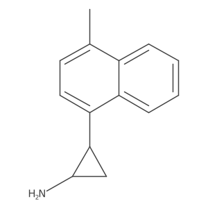 2-(4-Methylnaphthalen-1-yl)cyclopropan-1-amine结构式