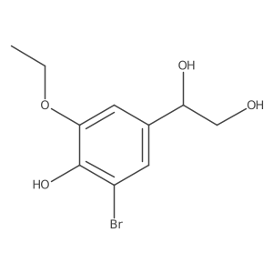 1-(3-Bromo-5-ethoxy-4-hydroxyphenyl)ethane-1,2-diol Structure