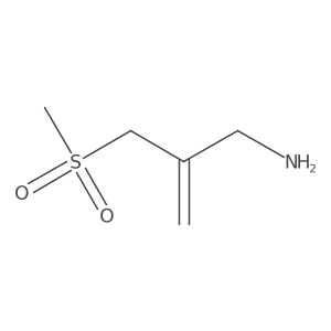 2-(Aminomethyl)-3-methanesulfonylprop-1-ene Structure