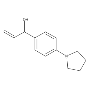 1-[4-(Pyrrolidin-1-yl)phenyl]prop-2-en-1-ol Structure