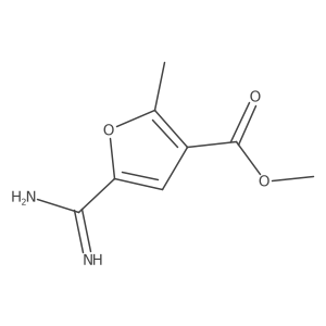 Methyl 5-carbamimidoyl-2-methylfuran-3-carboxylate Structure