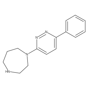 1-(6-Phenyl-3-pyridazinyl)-homopiperazine结构式