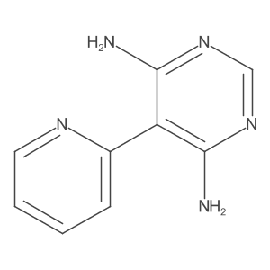 5-(2-Pyridinyl)-4,6-pyrimidinediamine Structure