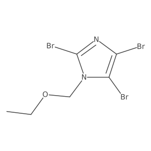 2,4,5-Tribromo-1-ethoxymethyl-1h-imidazole结构式