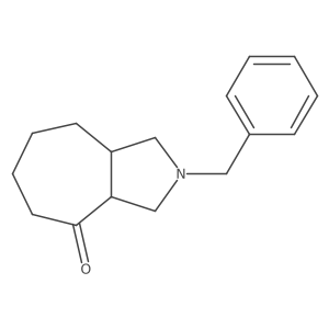 (3As,8aS)-2-benzyl-1,3,3a,5,6,7,8,8a-octahydrocyclohepta[c]pyrrol-4-one Structure