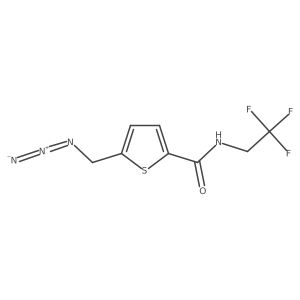 5-(azidomethyl)-N-(2,2,2-trifluoroethyl)thiophene-2-carboxamide Structure