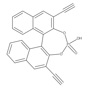 (11bR)-2,6-Diethynyl-4-hydroxydinaphtho[2,1-d:1',2'-f][1,3,2]dioxaphosphepine 4-oxide结构式