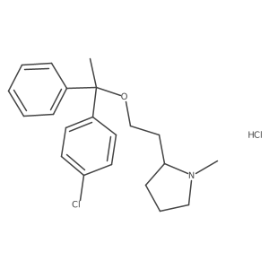 Clemastine hydrochloride结构式