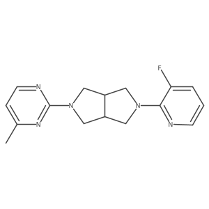 2-[5-(3-Fluoropyridin-2-yl)-octahydropyrrolo[3,4-c]pyrrol-2-yl]-4-methylpyrimidine Structure