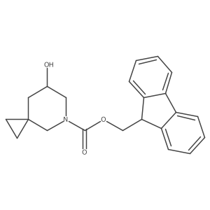 (9H-fluoren-9-yl)methyl 7-hydroxy-5-azaspiro[2.5]octane-5-carboxylate结构式