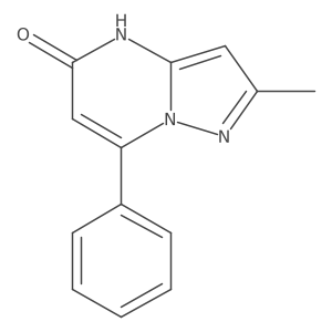2-Methyl-7-phenylpyrazolo[1,5-a]pyrimidin-5-ol Structure