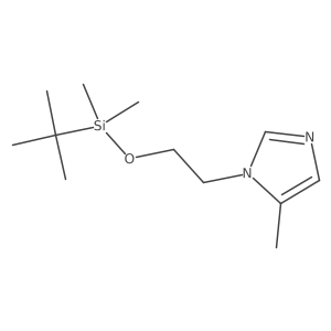 1-(2-Tert-butyldimethylsilyloxyethyl)-5-methylimidazole结构式