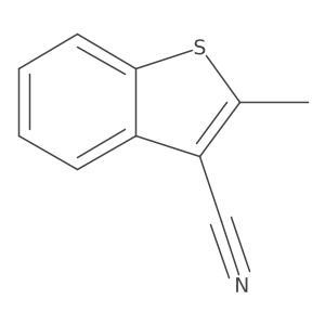 2-Methylbenzo[b]thiophene-3-carbonitrile Structure
