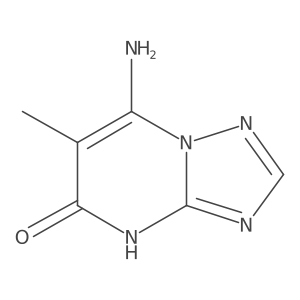 7-Amino-6-methyl-4H,5H-[1,2,4]triazolo[1,5-A]pyrimidin-5-one结构式