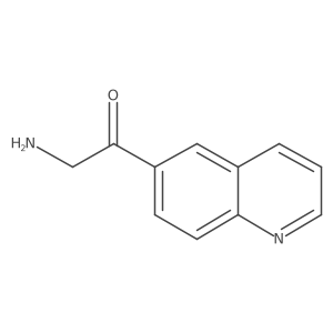 2-Amino-1-(quinolin-6-yl)ethan-1-one结构式