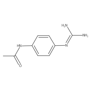 N-(4-carbamimidamidophenyl)acetamide Structure