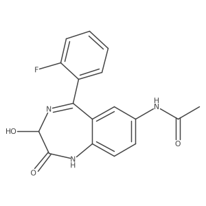 7-Acetaminonifoxipam Structure