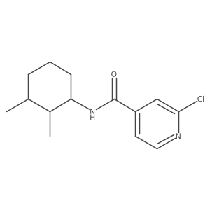2-chloro-N-(2,3-dimethylcyclohexyl)pyridine-4-carboxamide结构式