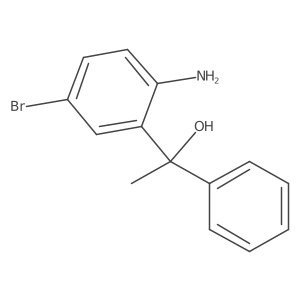 1-(2-Amino-5-bromophenyl)-1-phenylethanol结构式