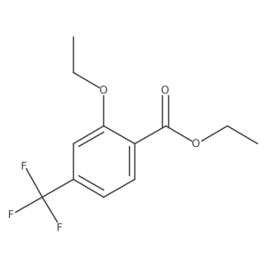 2-Ethoxy-4-trifluoromethyl-benzoic acid ethyl ester结构式