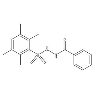 N'-(2,3,5,6-tetramethylbenzenesulfonyl)benzohydrazide Structure