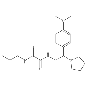 N1-(2-(4-(dimethylamino)phenyl)-2-(pyrrolidin-1-yl)ethyl)-N2-isobutyloxalamide Structure