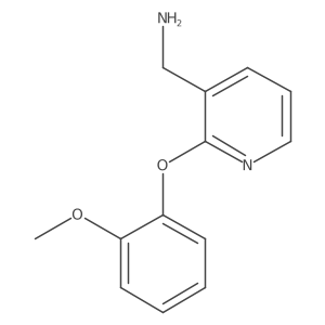 (2-(2-Methoxyphenoxy)pyridin-3-yl)methanamine Structure