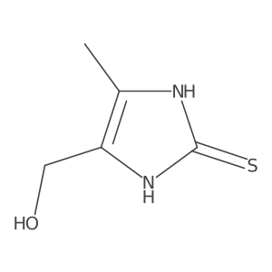 2H-Imidazole-2-thione, 1,3-dihydro-4-(hydroxymethyl)-5-methyl- Structure