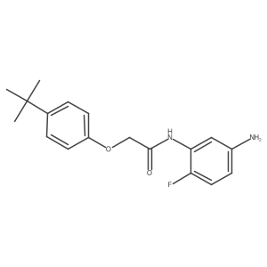 N-(5-Amino-2-fluorophenyl)-2-[4-(tert-butyl)-phenoxy]acetamide Structure