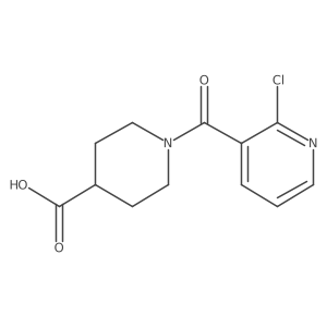 1-(2-Chloronicotinoyl)piperidine-4-carboxylic acid Structure