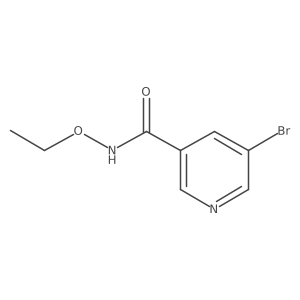 5-Bromo-N-ethoxynicotinamide Structure