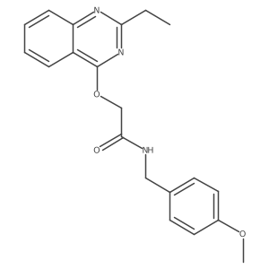 7-(azepan-1-ylsulfonyl)-4-[(5-cyclopropyl-1,2,4-oxadiazol-3-yl)methyl]-6-methyl-2H-1,4-benzoxazin-3(4H)-one结构式