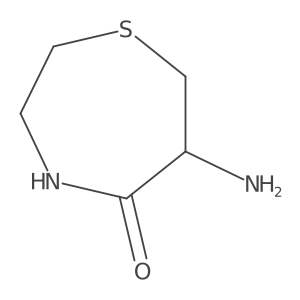 6-Amino-1,4-thiazepan-5-one结构式