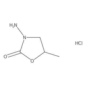 3-Amino-5-methyl-1,3-oxazolidin-2-one hydrochloride Structure