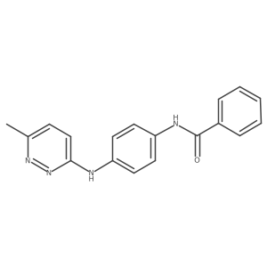 N-(4-((6-methylpyridazin-3-yl)amino)phenyl)benzamide Structure