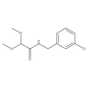 N-(3-Chlorobenzyl)-2,2-dimethoxyacetamide Structure