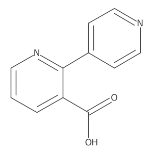 2-Pyridin-4-ylpyridine-3-carboxylic acid结构式
