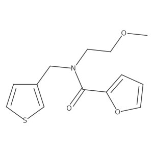 N-(2-methoxyethyl)-N-(thiophen-3-ylmethyl)furan-2-carboxamide Structure