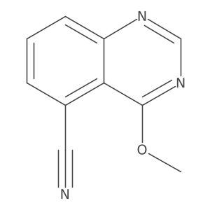 4-Methoxyquinazoline-5-carbonitrile结构式